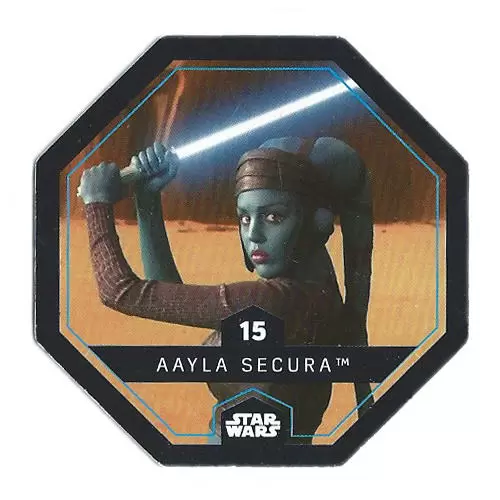 Cartes LECLERC : Star Wars  2015 - Aayla Secura
