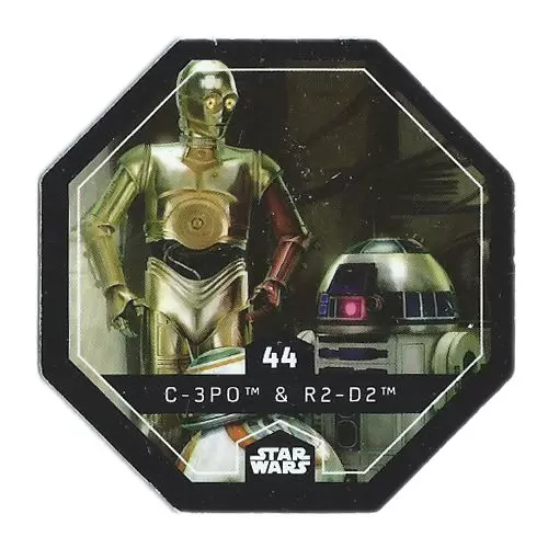 Cartes LECLERC : Star Wars  2015 - C-3PO & R2-D2
