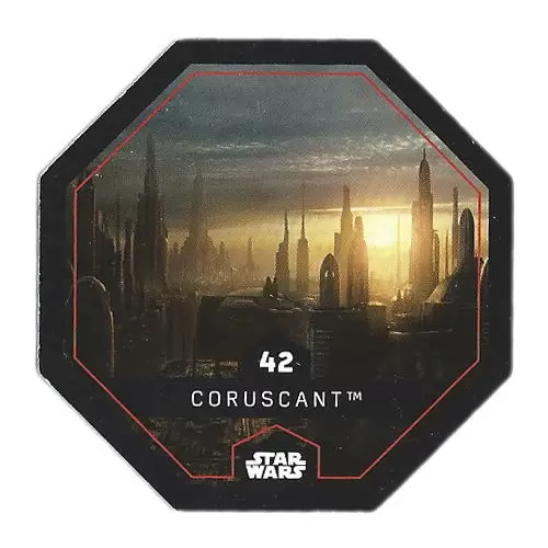 Cartes LECLERC : Star Wars  2015 - Coruscant