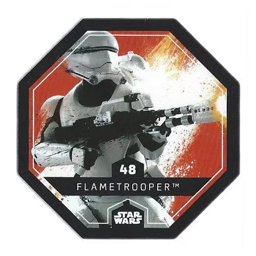 Cartes LECLERC : Star Wars  2015 - Flametrooper