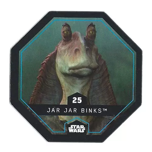 Cartes LECLERC : Star Wars  2015 - Jar Jar Binks