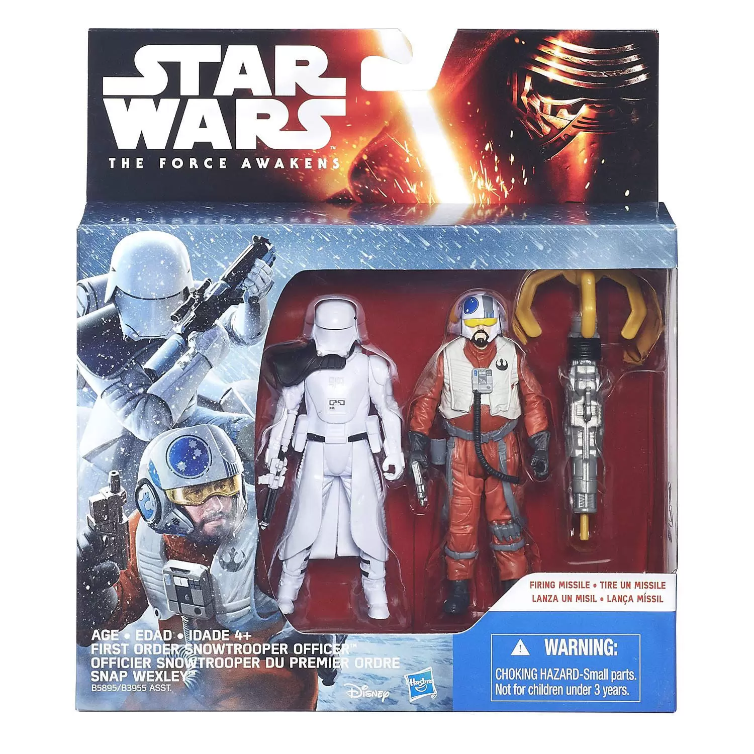 The Force Awakens - First order Snowtrooper Officer & Snap Wexley