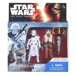 First order Snowtrooper Officer & Snap Wexley