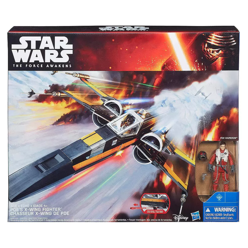 The Force Awakens - Poe\'s X-wing Fighter + Poe Dameron