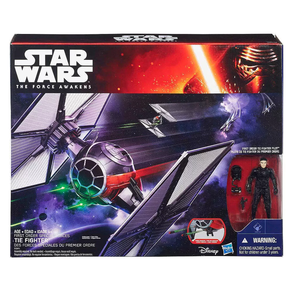 The Force Awakens - First Order Special Forces TIE Fighter + First Order TIE Fighter Pilot
