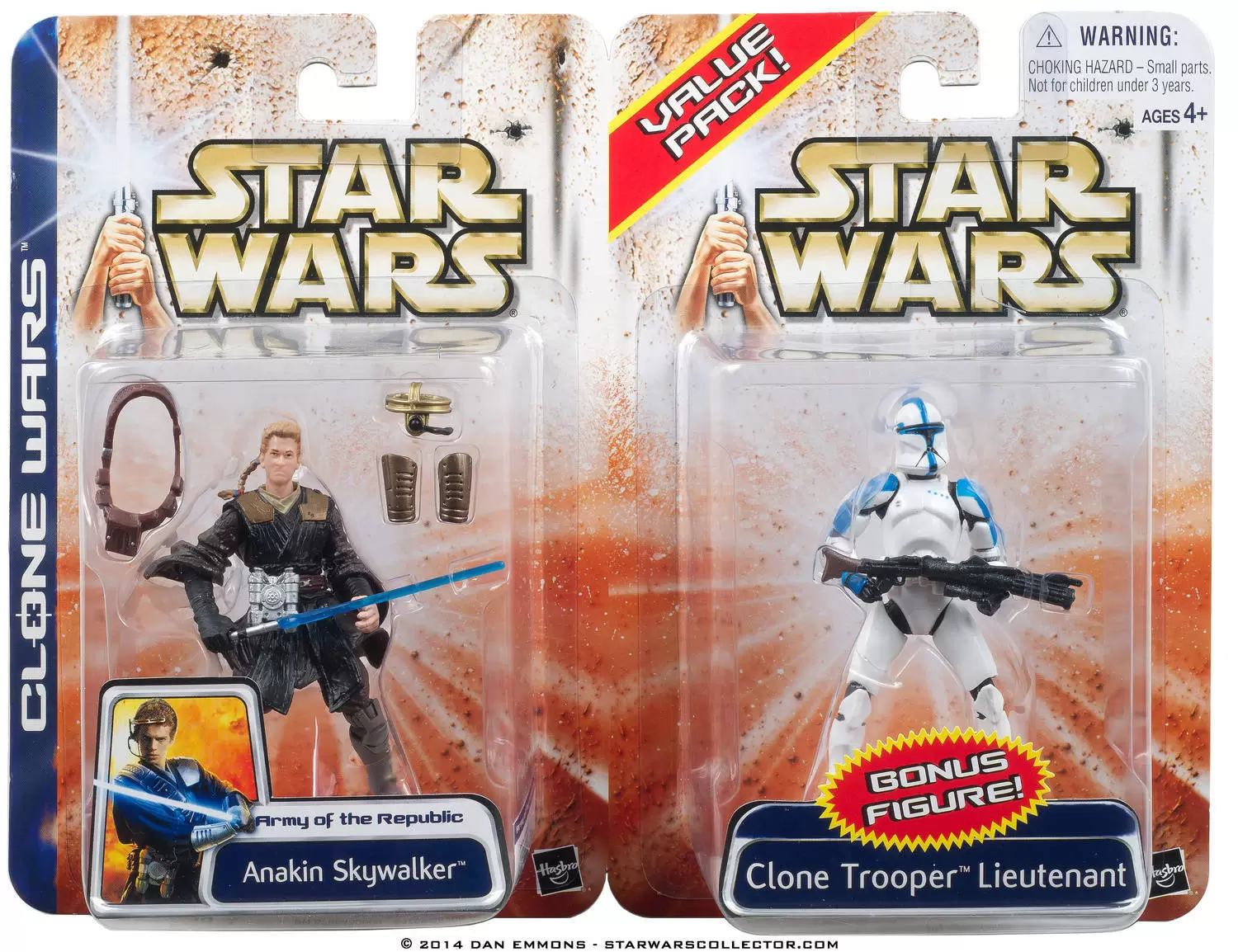 Clone Wars - Anakin Skywalker and Clone Trooper Lieutenant (Value Pack)