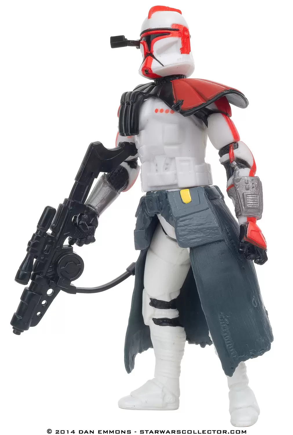 Star Wars The Vintage Collection Clone Wars 3.75 Inch Action Figure  Exclusive - Arc Trooper Captain (Red) VC213