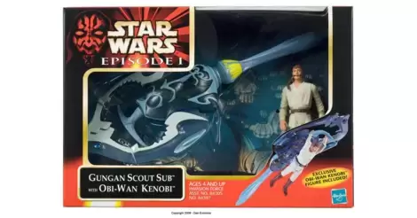 Obi-Wan Kenobi Invasion Force Scout Sub Star Wars The Episode 1 Collection 2000 