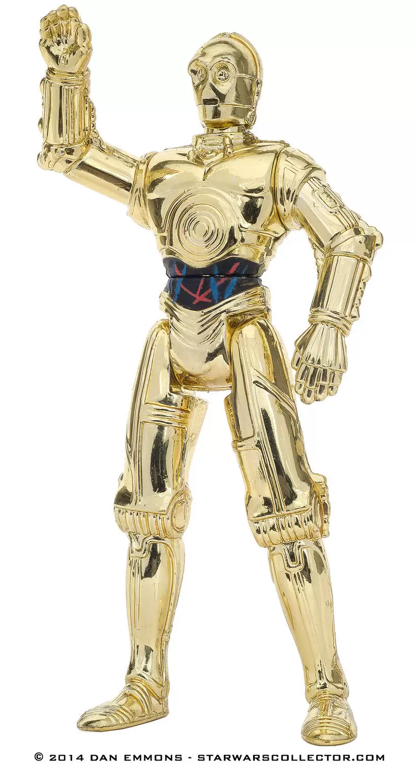 Power of the Force 2 - C-3PO with Realistic Metallized Body