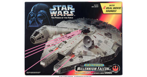 1995 millennium falcon toy value