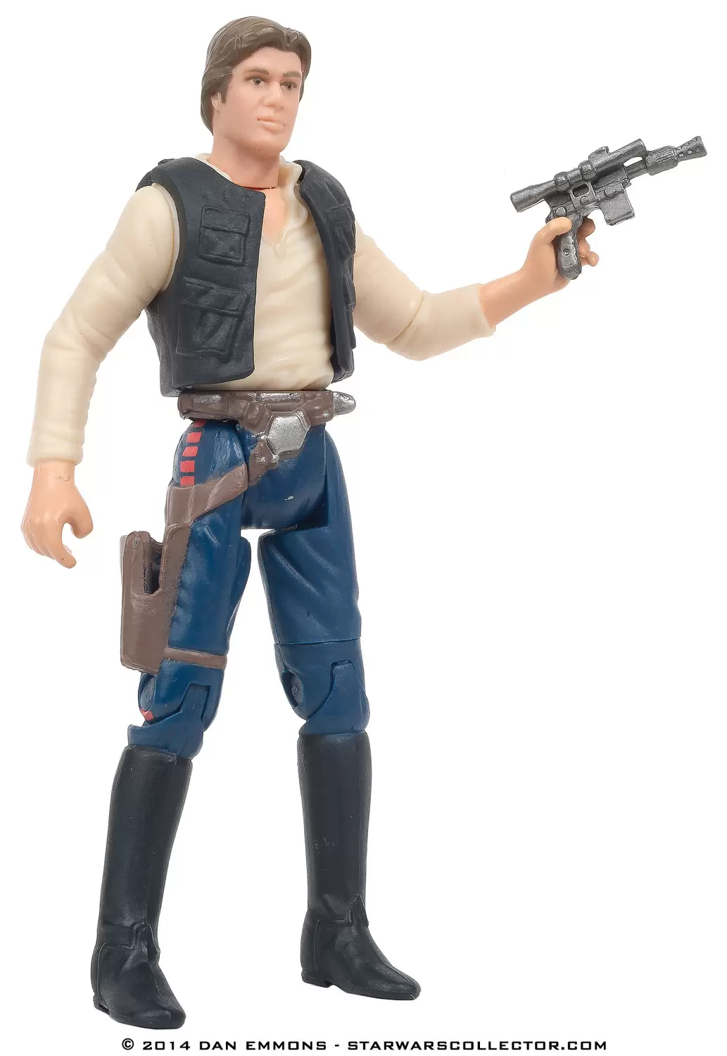 Power of the Force 2 - Han Solo with Blaster Pistol and Holster (Commtech)