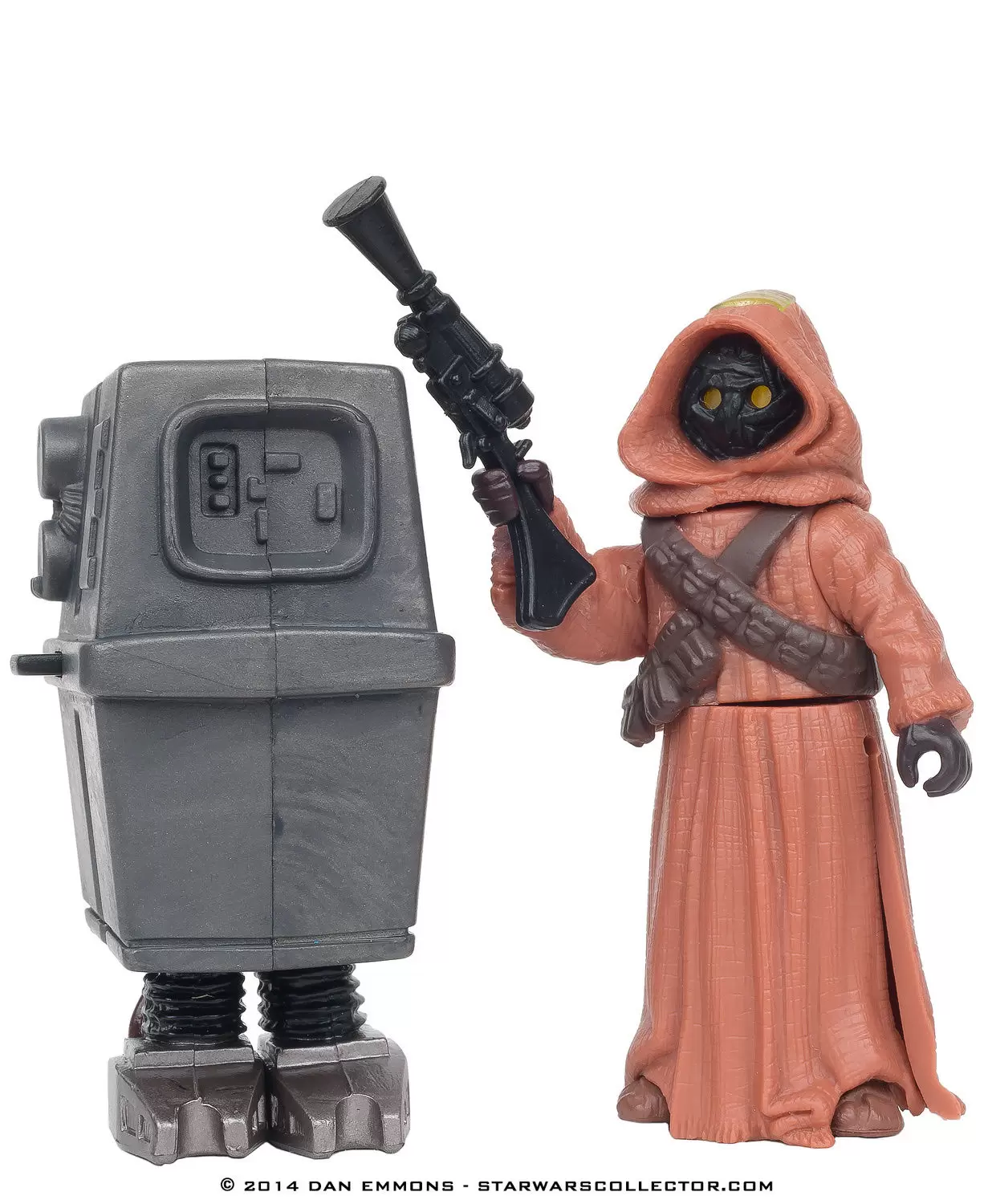 Hasbro Star Wars Potf2 CommTech Jawa and Gonk Droid 2 Peg Holes 1999 for sale online 