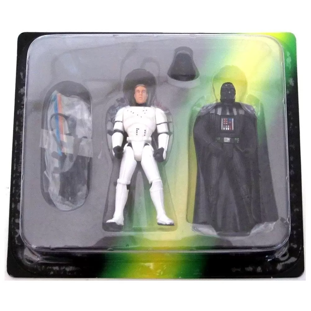 Figurines type lego Sith Dark Vador + 2 stormtroopers star wars