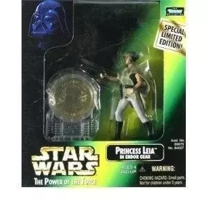 Power of the Force 2 - Millenium coin Princess Leia Organa in Endor Gear
