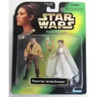 Princess Leia and Luke Skywalker