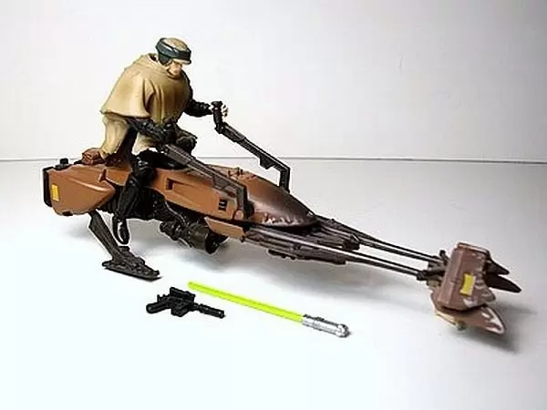 Details about   1995 KENNER STAR WARS THE POWER OF THE FORCE IMPERIAL SPEEDER BIKE #2 