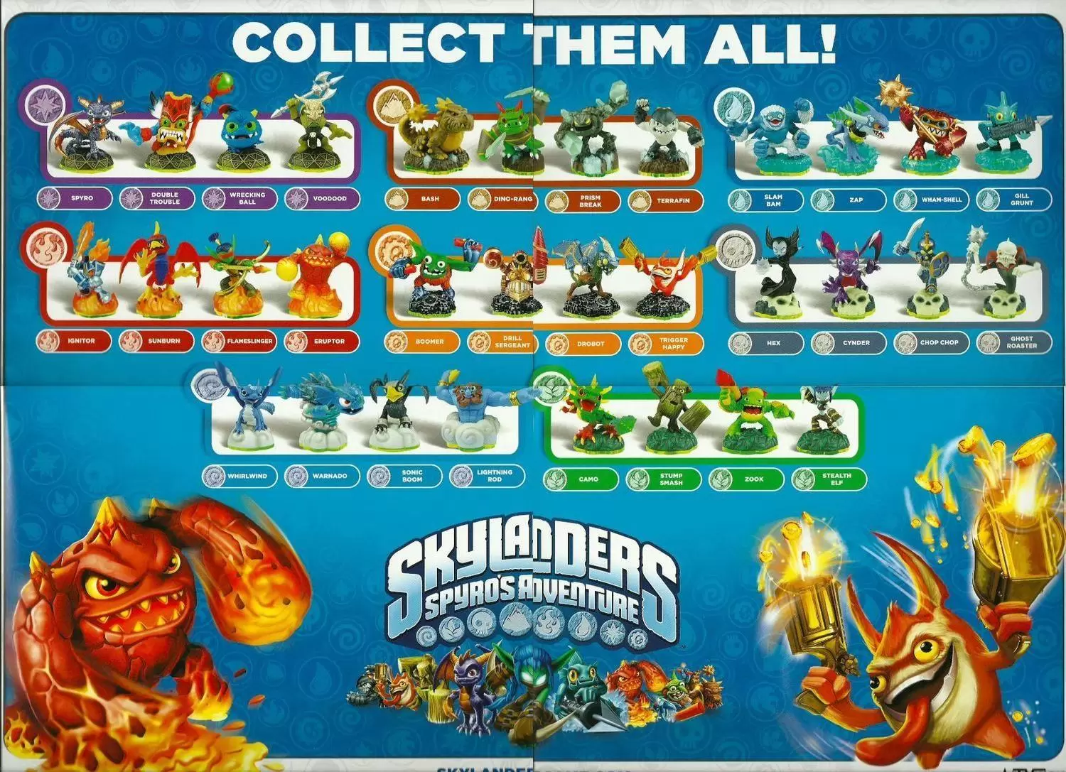 Skylanders Spyro's Adventure Poster - Skylanders : Spyro's Adventure figure