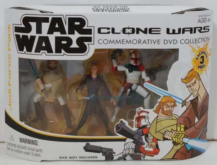 Clone Wars Animated - Jedi Force Pack (2005 Walmart Exclusive)
