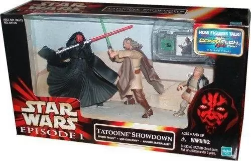 Episode 1 - Tatooine Showdown 3 Pack (Darth Maul, Qui-Gon Jinn, Anakin Skywalker)