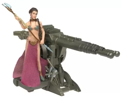 Power Of The Jedi - Princess Leia with Sail Barge Cannon