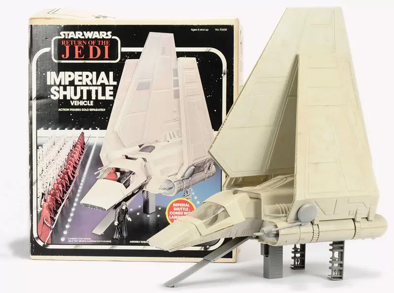 Model kit Vintage Airfix 1983 Ultra Rare Star Wars The Return Of The Jedi Imperial Shuttle Tydirium Scale Shop Stock Room Find