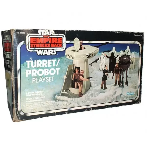 Star wars vintage stickers repro Hoth turret playset 
