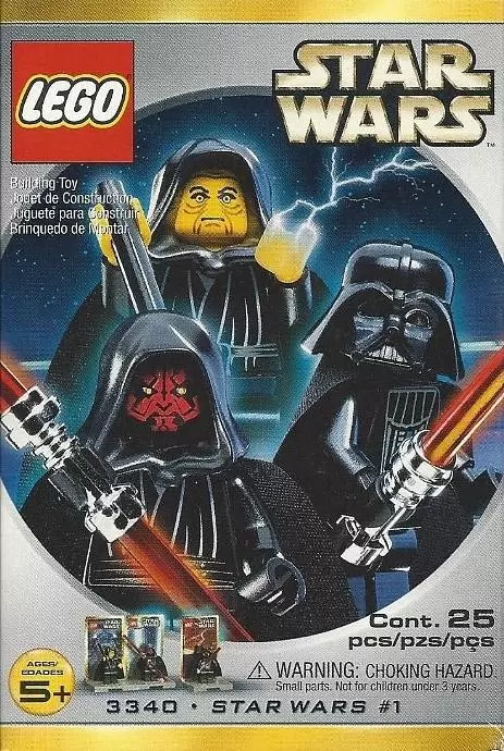 LEGO Star Wars - Emperor Palpatine, Darth Maul and Darth Vader Minifig Pack - Star Wars #1