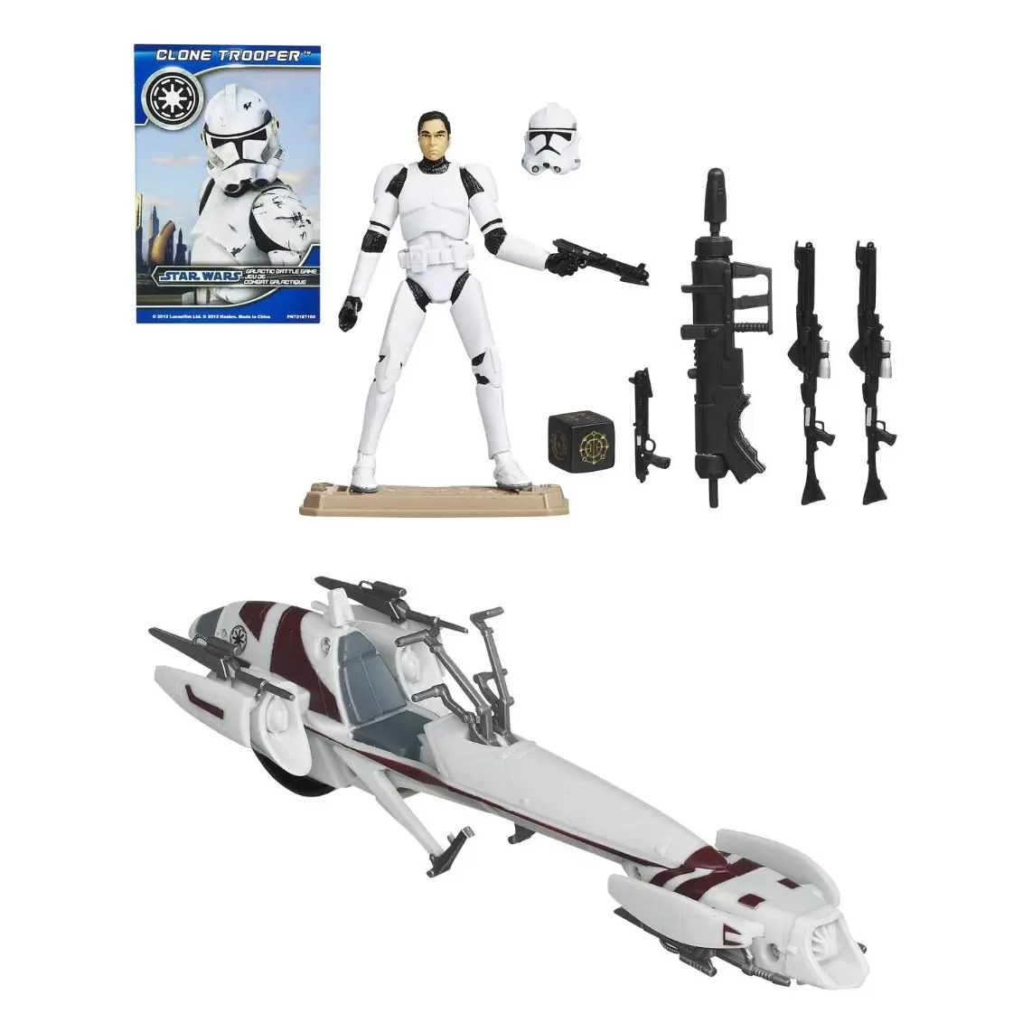 Movie Heroes (Darth Maul Package) - BARC Speeder with Clone Trooper