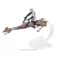 Speeder Bike with Scout and Cannon