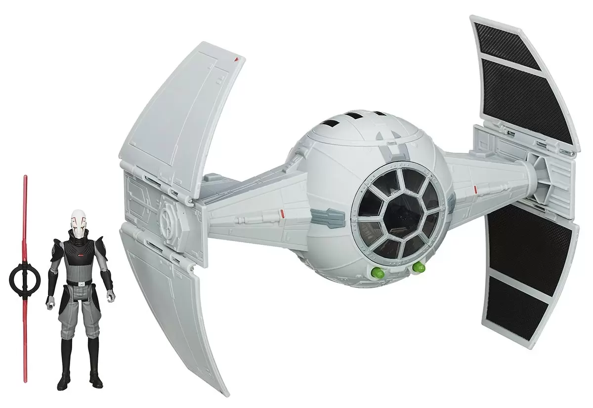 Star Wars Rebels - The Inquisitor\'s TIE Advanced Prototype with Inquisitor (Target Exclusive Vehicle with Bonus Action Figure)