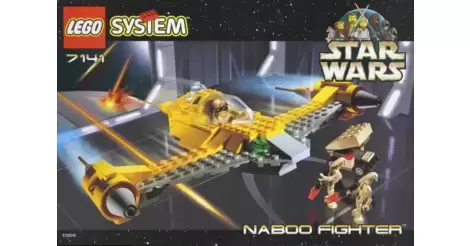 LEGO STAR WARS Tan Wedge 4 x 4 ref 4858 Set  7141 Naboo Fighter 