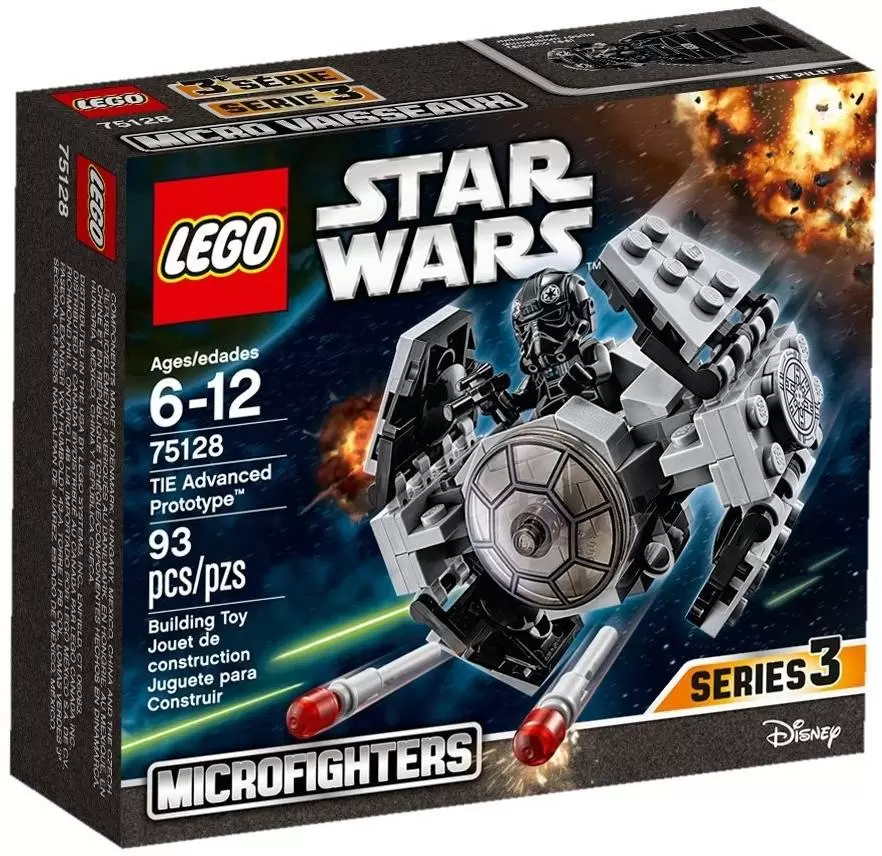 LEGO Star Wars - TIE Advanced Prototype (Microfighters)