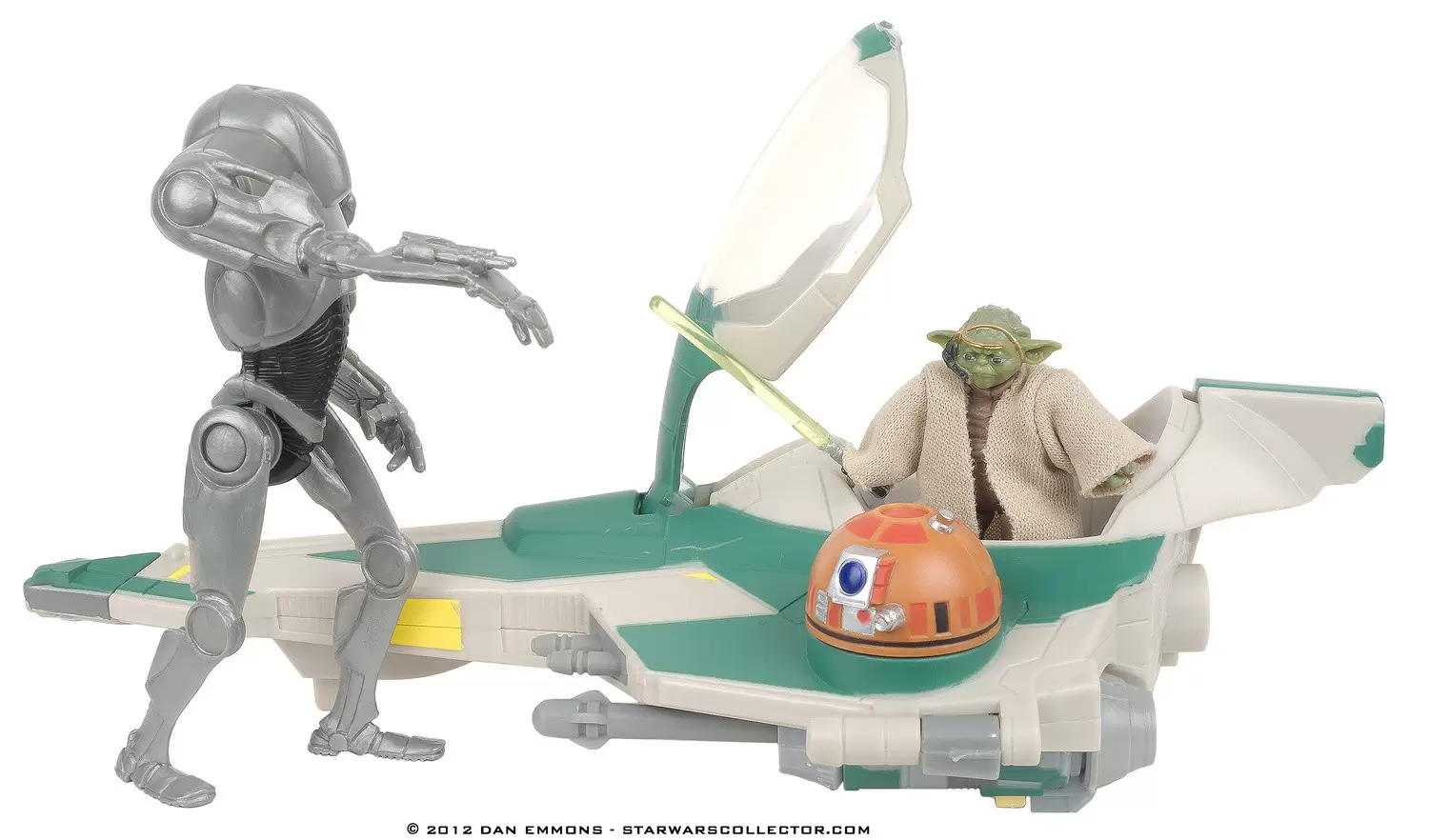 Movie Heroes (Yoda package) - Yoda\'s Jedi Attack Fighter with Yoda & Super Battle Droid