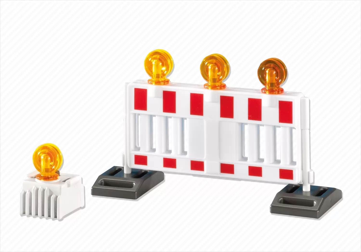 Accessoires & décorations Playmobil - Barrage avec lumières clignotantes