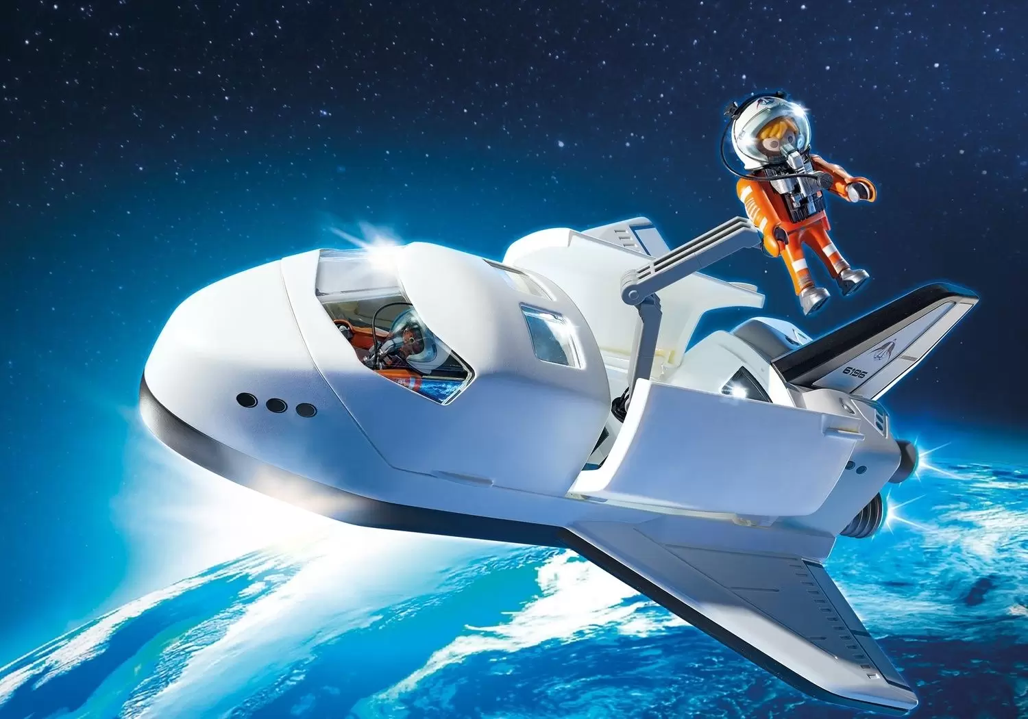 Playmobil Espace - Navette spatiale et spationautes