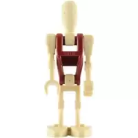 Battle Droid with Red Torso and One Straight Armwithout Insignia