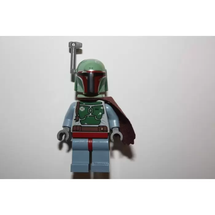 Minifigurines LEGO Star Wars - Boba Fett with Helmet, Pauldron, Sand Green Jetpack