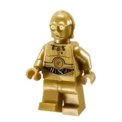 C-3PO with Colorful Wires Pattern