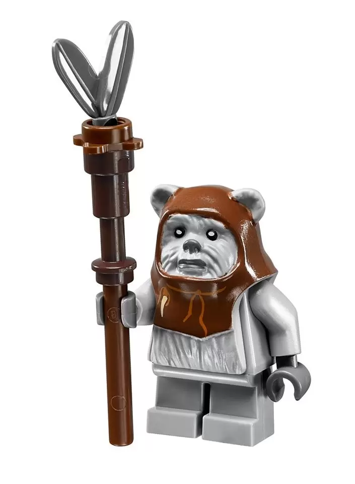 Lego Star Wars Figur Ewok Chief Chirpa Minifig 8038 10236 
