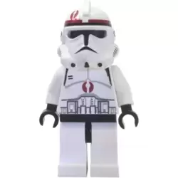 Clone Trooper with Dark Red Emblems