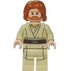 Obi-Wan Kenobi (Mid-Length Tousled with Center Part Hair)