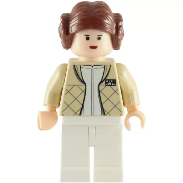 Minifigurines LEGO Star Wars - Princess Leia (Hoth Outfit, Smooth Bun Hair)