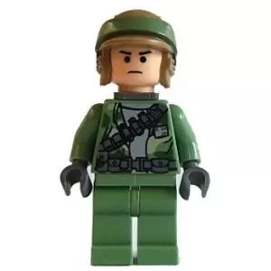 LEGO Star Wars Minifigs - Endor Rebel Commando - Frown