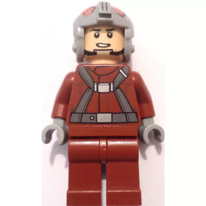 Minifigurines LEGO Star Wars - T-16 Skyhopper Pilot - Light Bluish Gray Helmet