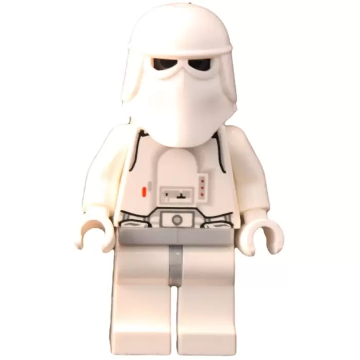 LEGO Star Wars Minifigs - Snowtrooper with Light Stone Gray hips and White Hands