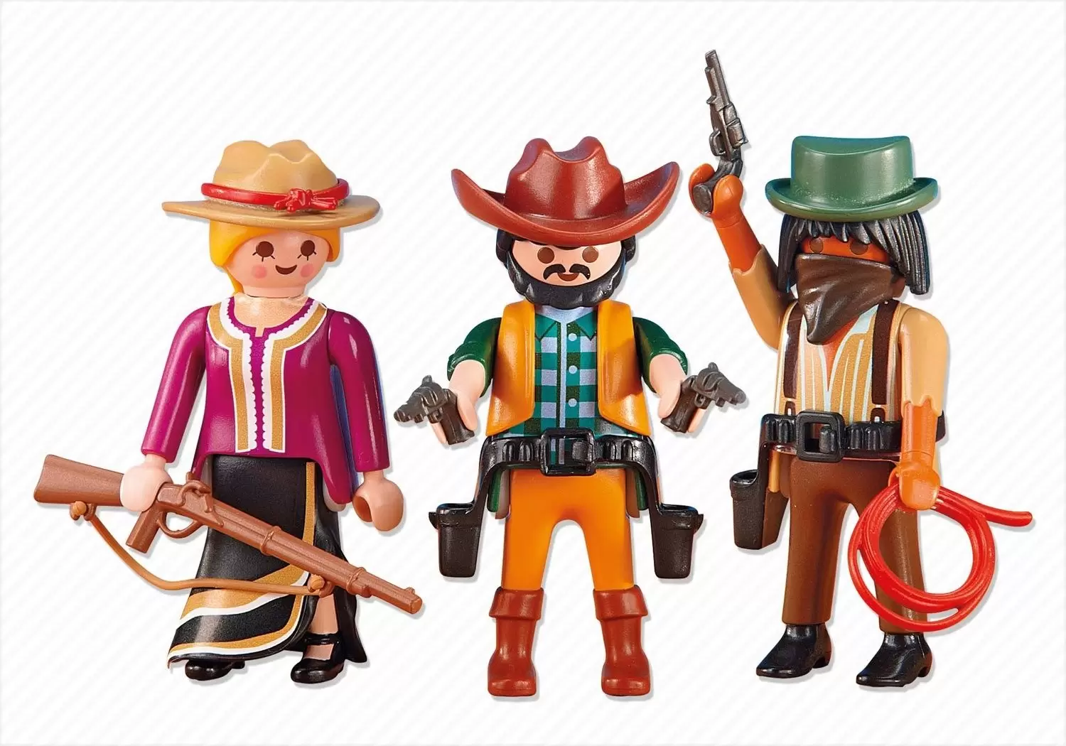 Far West Playmobil - 2 Cowboys and Cowgirl