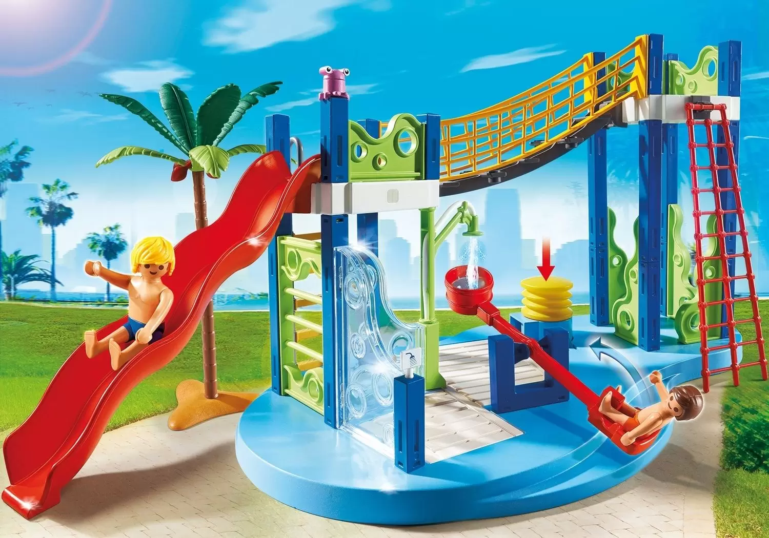 Playmobil en vacances - Aire de jeux aquatique