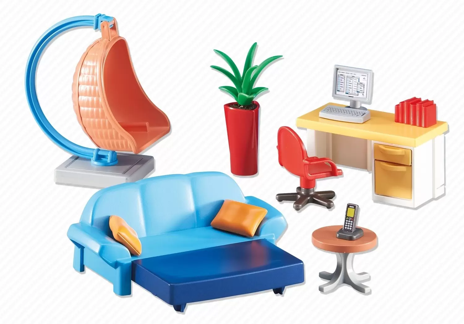 Playmobil - Maman avec chambre moderne