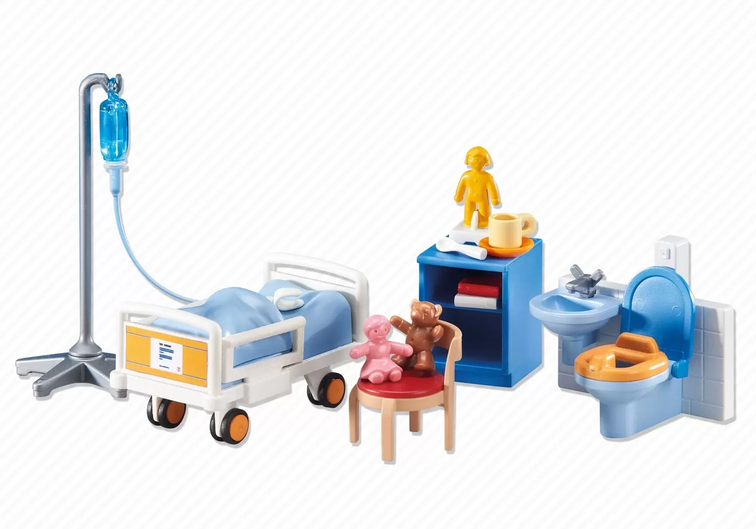 Playmobil Hôpital & Sauveteurs - Aménagement pour chambre d\'hôpital