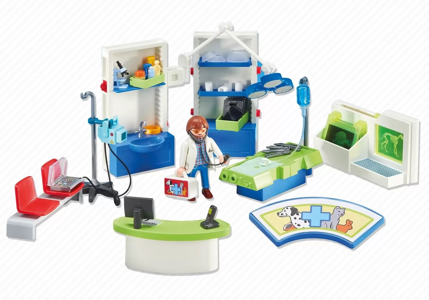 Playmobil dans la ville - Aménagement pour clinique vétérinaire
